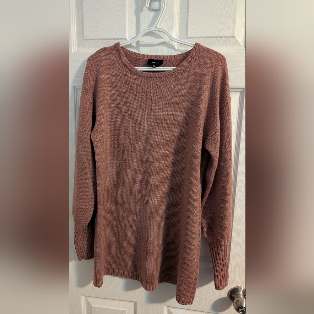 💙 VICI 💙Mauve Crew Neck Sweater Dress